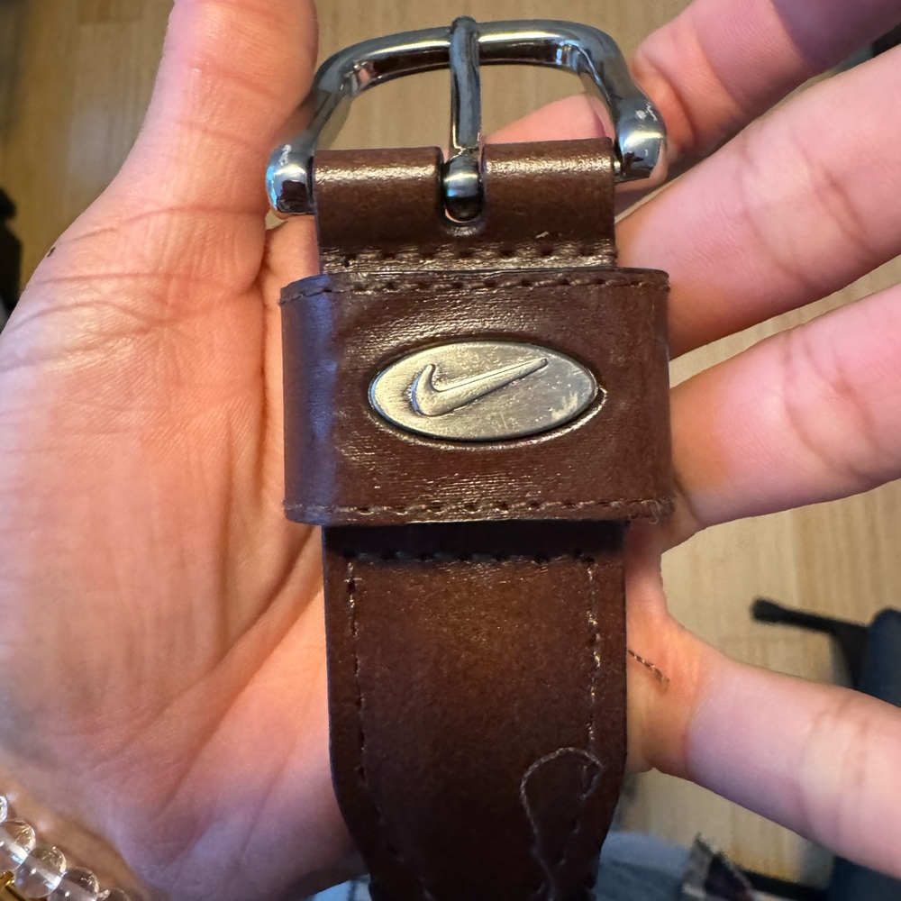 Men’s Nike leather belt